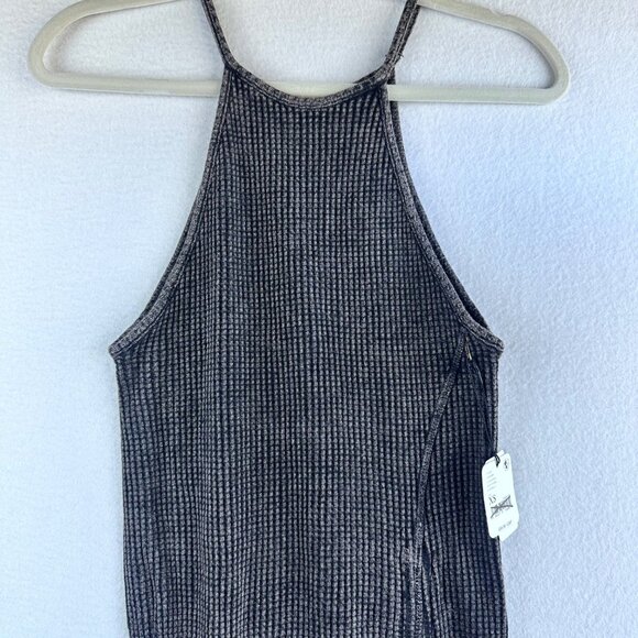 NWT Free People One Dress Womens XS Distressed Grunge Katya Mini Boho Lagenlook - Picture 3 of 11